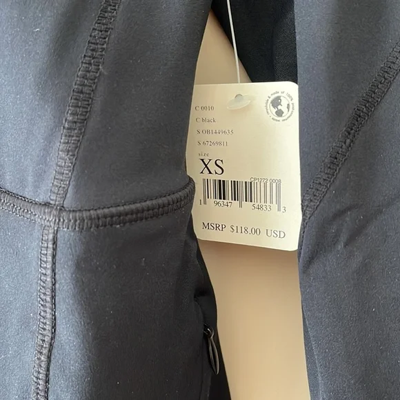 Free People Movement Run The Course Half Zip in Black NWT - Picture 10 of 16